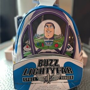 Loungefly Buzz Lightyear Space Ranger Backpack w/ voicebox
